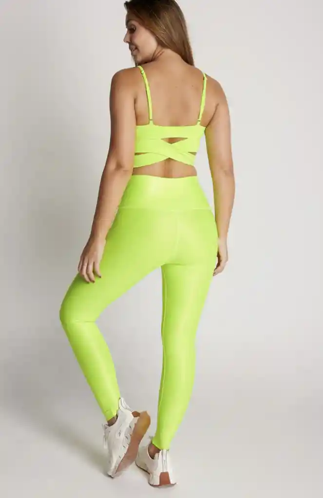 Leggings Amarillo Neon Metalizado