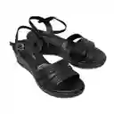 Calzado Zapato Mujer Casual Sandalia Dama Karla Chacon Marely Negro40