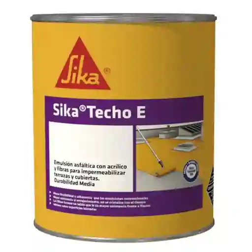Sika Techo E Impermeabilizante Para Cubierta Y Terraza 3.5kg