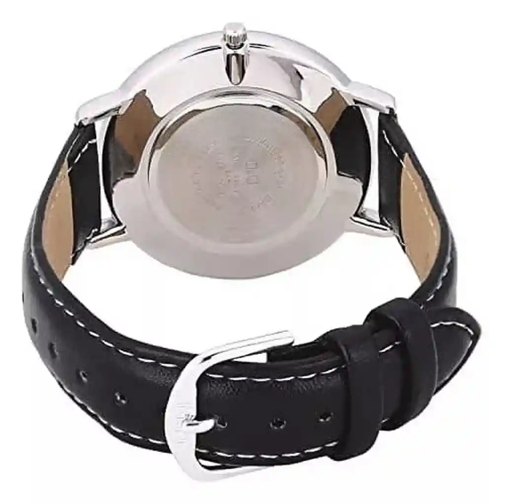 Reloj Qyq Hombre Qz00j304y Cuero Caballero + Estuche