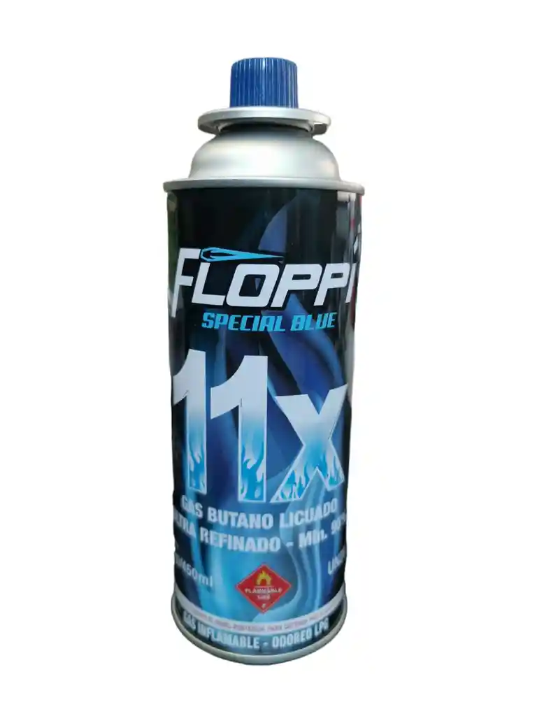 Gas Butano Estufa Sopletes Fumigadoras Acople Floppi Ultra Refinado 450ml/250g