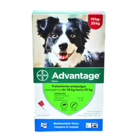 Advantage Pipeta Perros 10 A 25 Kg