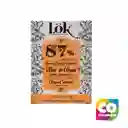 Chocolate 87% Con Miel Marca Lok Embalaje De 1 Unidad Por 70g