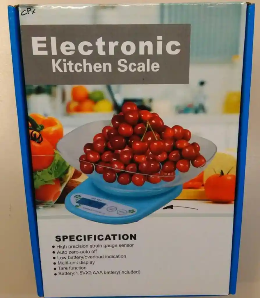 Balanza Digital Cocina 5 Kilos Recipiente Ovalado