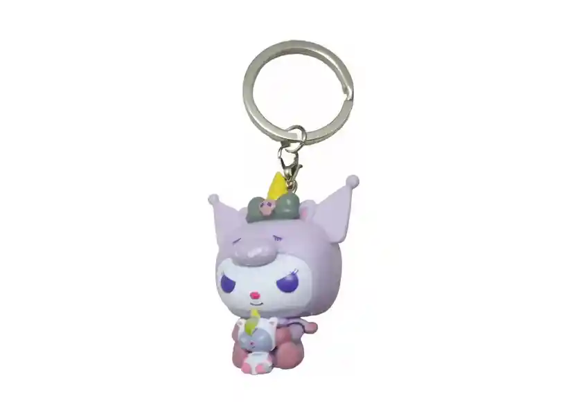 Llavero Pocket Pop: Hello Kitty Kuromi Violeta