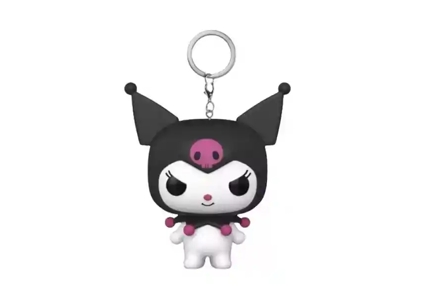 Llavero Pocket Pop: Hello Kitty Kuromi Negro