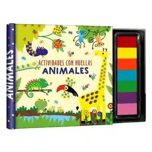 Libro Didáctico Actividades Con Huellitas Animales Niño Niña