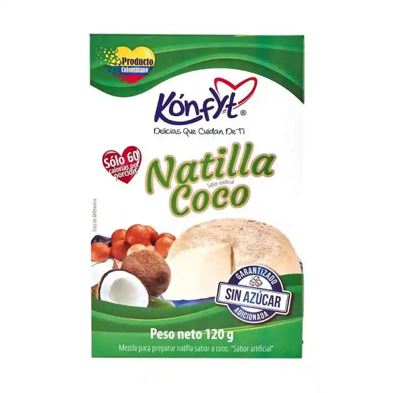 Mezcla Natilla Coco Sin Azúcar 120gr