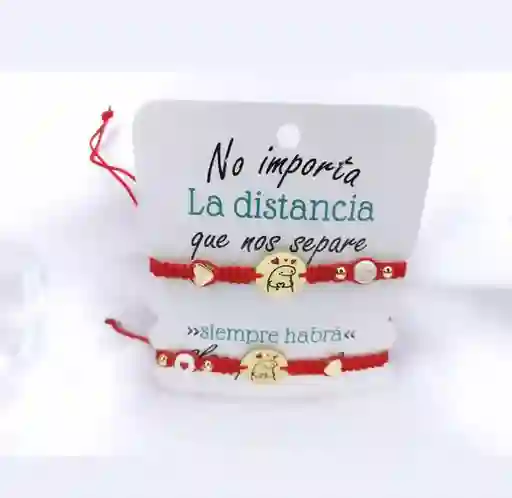 Set De Manillas Rojas Distancia
