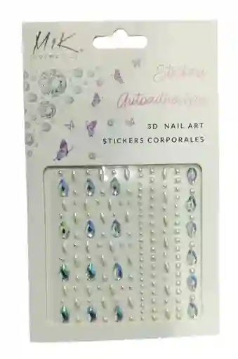 Gemas Stickers Corporales Para Rostro Y Ojos Myk Cosmetics
