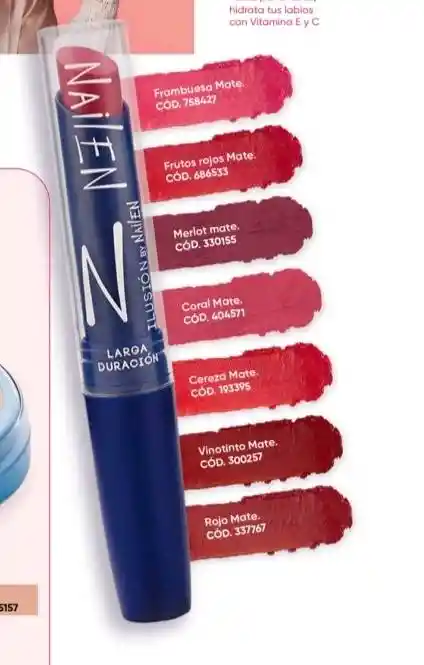 Labial Larga Duración Merlot Mate Nailen 2g