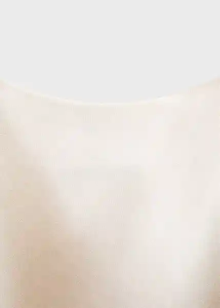 Top Brisa Crudo Talla M Mujer Mango
