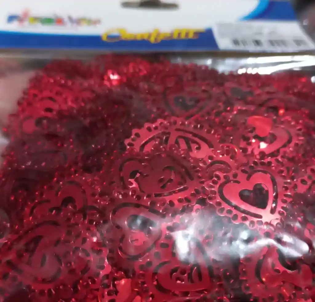 Confeti Para Mesa " Corazones"