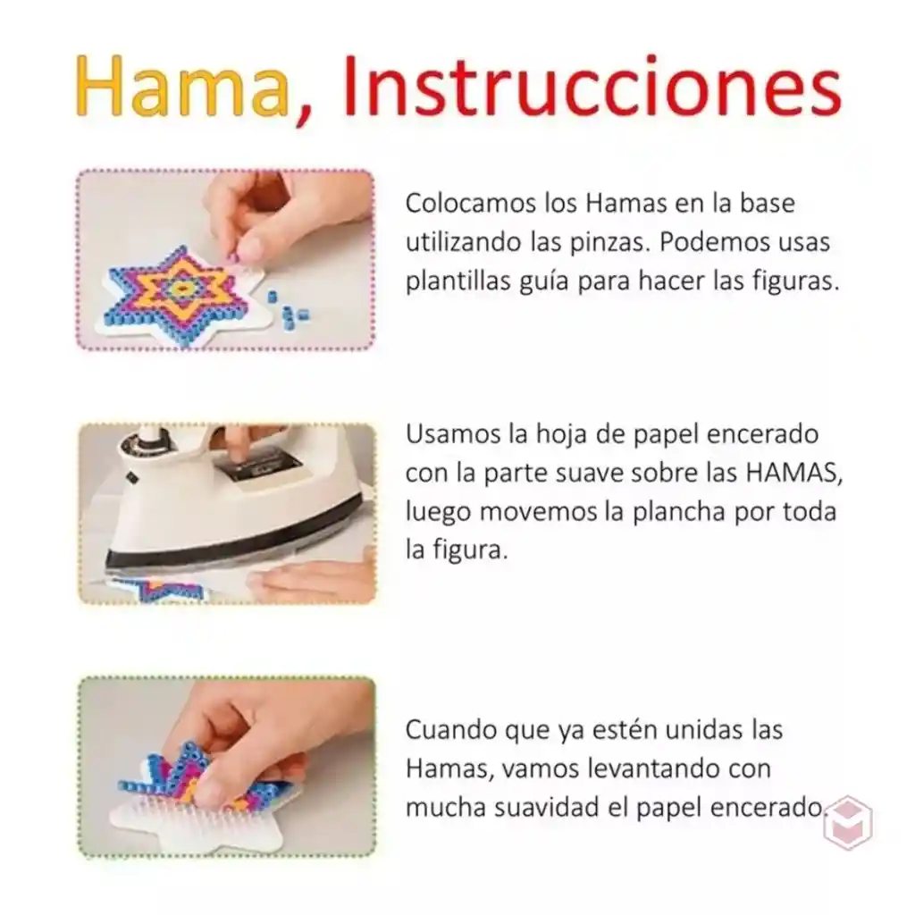 Placa Redonda Hama Beads Perler Midi 15cm Prm15c