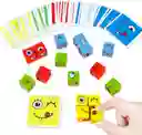 Cambia La Cara Cubos Juego De Mesa Didáctico, Cubos Cambia Rostros