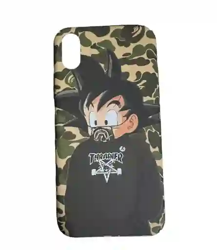 Funda Case Acrílico Para Iphone 10 ( X ) Goku
