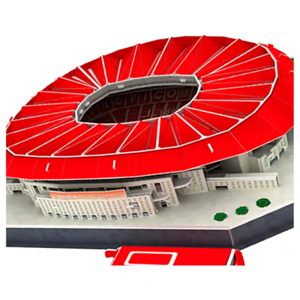 Rompecabeza Estadio 3d Wanda Madrid Metropolitano Futbol 165