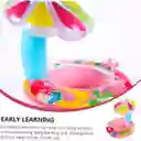 Flotador Inflable Techo Sombrilla Niños Para Bebé Piscina (niña)