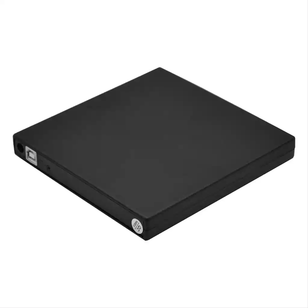 Unidad Quemadora Usb 2.0 Portable Slim Externa, Cd/dvd-rw - Negro