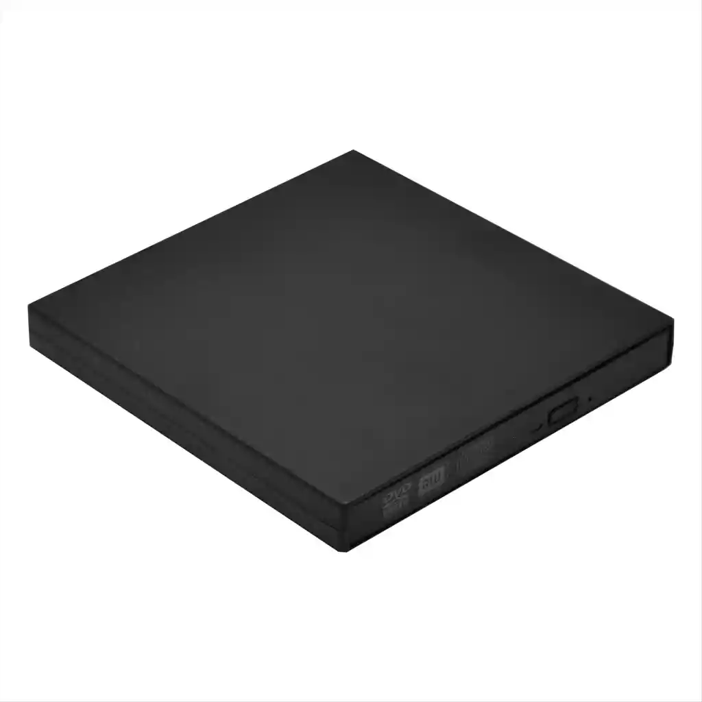 Unidad Quemadora Usb 2.0 Portable Slim Externa, Cd/dvd-rw - Negro