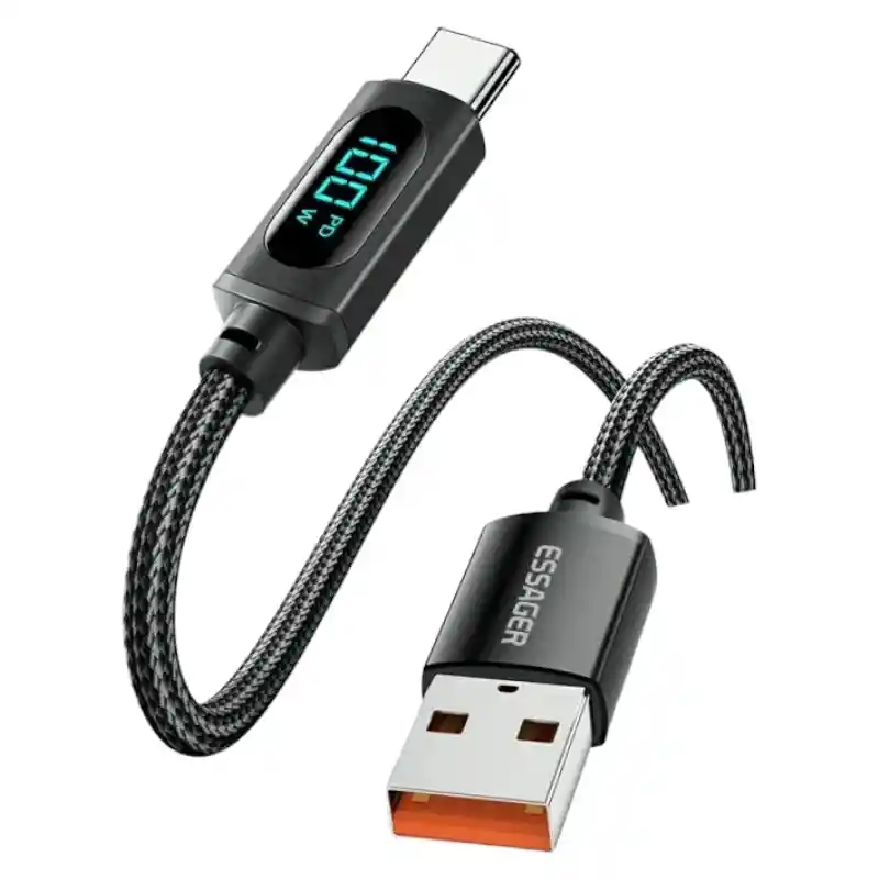 Cable De Carga Rapida Essager Usb-a A Usb-c 66w/100w