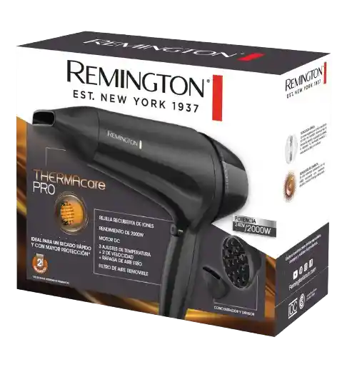 Secador Remington Thermacare D12a