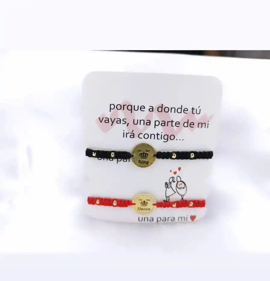 Set De Manillas Rey Y Reina