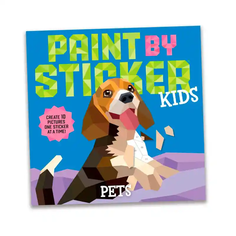 Libro Paint By Sticker Kids Pets