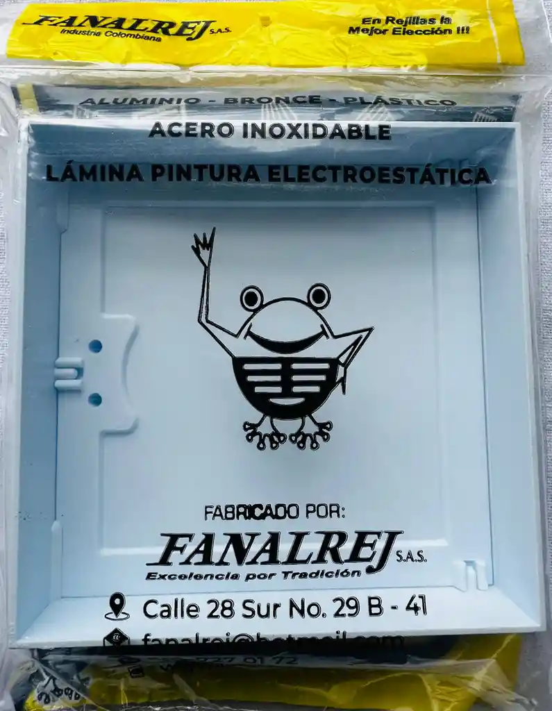 Tapa Registro De 15 X 15 Plástico Fanalrej