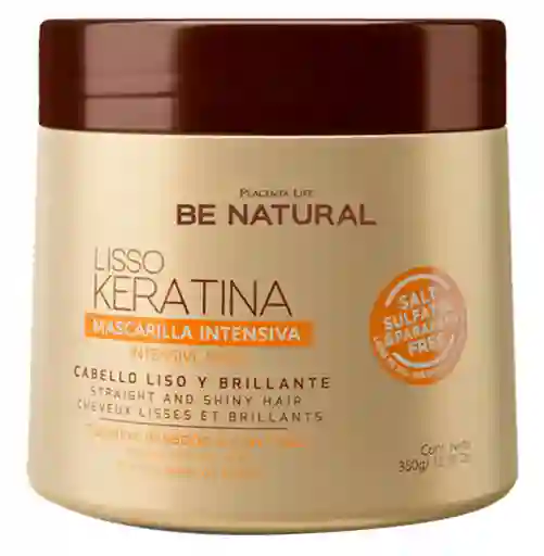 Mascarilla Lisso Keratina Be Natural 350g