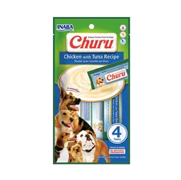 Churu Dogs Pollo Con Atun X4 Unidades (56g)