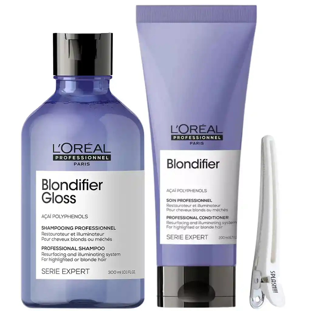 Duo Blondifier Shampoo Gloss Y Acondicionador Loreal