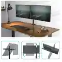 Soporte De Brazo Doble Para 2 Monitores Con Giro