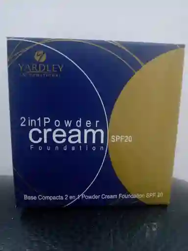 Base Compacta 2 En 1 Crema Spf20 Yardley 02 Natural Beige