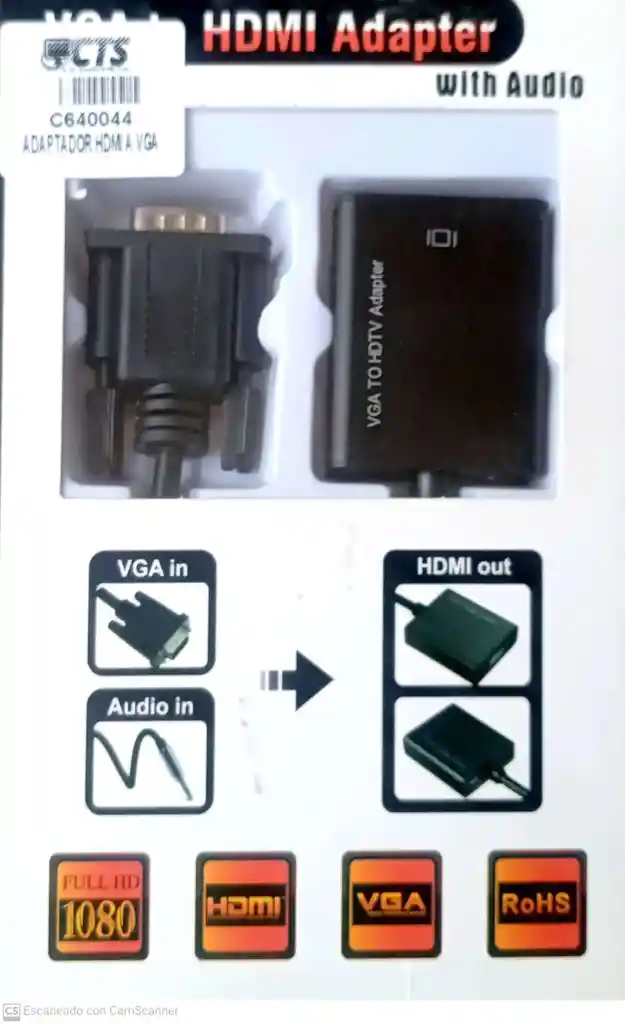 Convertidor Vga A Hdmi