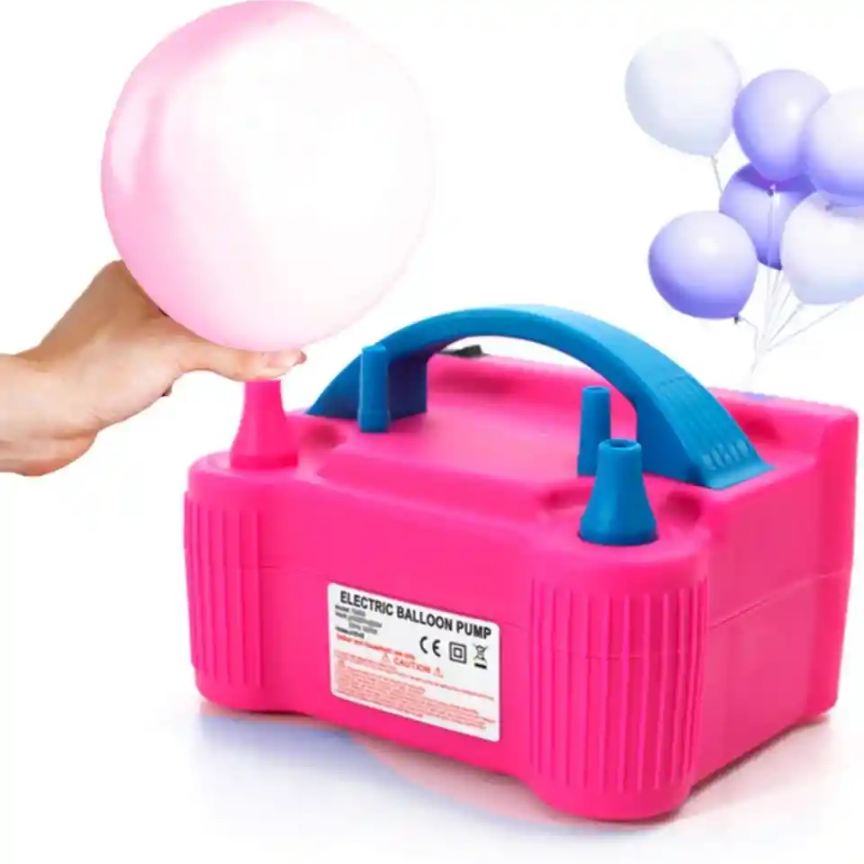 Bombas Inflador Globos Electrico Doble Boquilla Bomba 600w