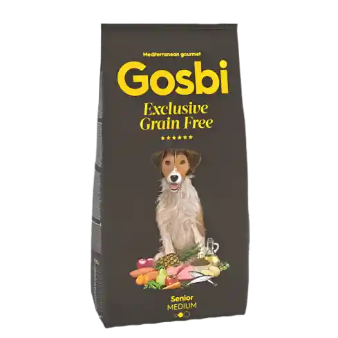 Gosbi Exclusive Grain Free Senior Medium X 12 Kg