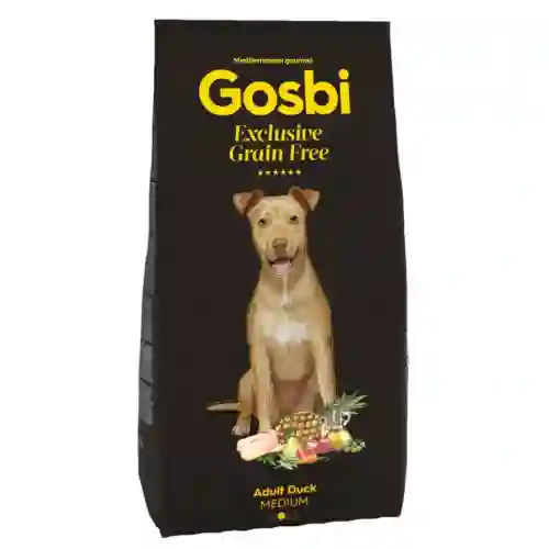 Gosbi Exclusive Grain Free Adulto Duck Medium X 3 Kg