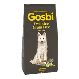 Gosbi Exclusive Grain Free Adulto Fish Medium X 3 Kg