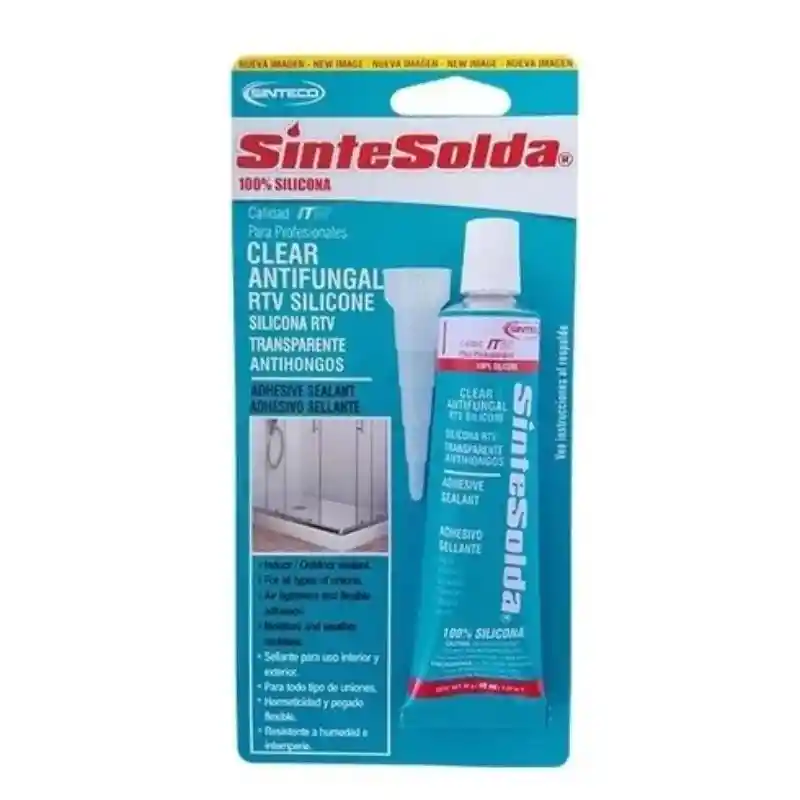 Silicona Transparente Antihongos X 28 Ml