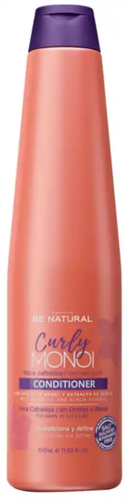 Acondicionador Curly Monoi Be Natural 350ml