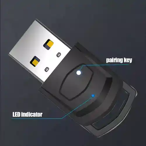 Adaptador Usb Transmisor De Audio Bluetooth Para Ps4 Ps5 Pc