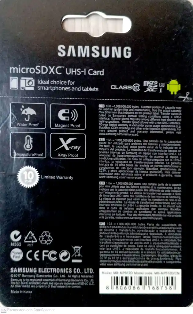 Micro Sd Samsung 512gb