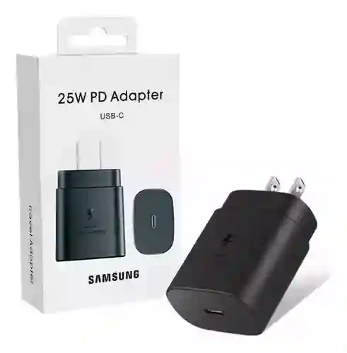 Galaxy S24 S23 - Cargador Usb C De 25 W Pd Súper Rápido Tipo C (cabeza)