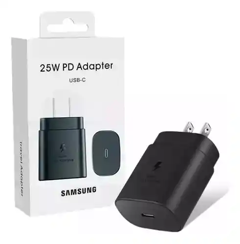 Galaxy S24 S23 - Cargador Usb C De 25 W Pd Súper Rápido Tipo C (cabeza)