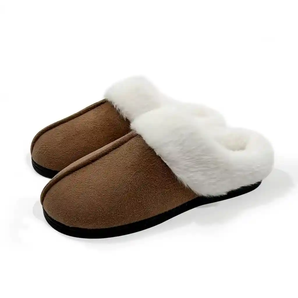 Pantuflas Termicas Tipo Felpa Antideslizantes Weps - Talla 36-37