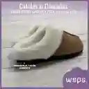 Pantuflas Termicas Tipo Felpa Antideslizantes Weps - Talla 36-37