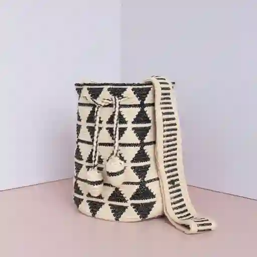 Mochila Mediana Con Brillo - Mochilas Wayuu - Mochilas Tejidas