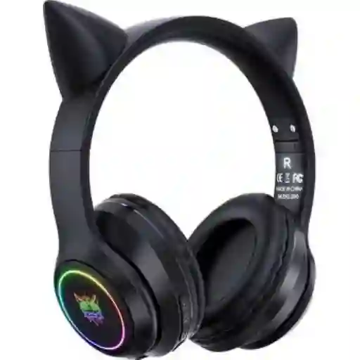 Diadema Gamer Inalámbrica Onikuma B90 Con Luz Rgb Led