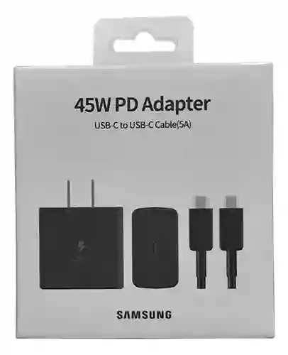 Cargador Carga Rápida 45w Adaptador Samsung